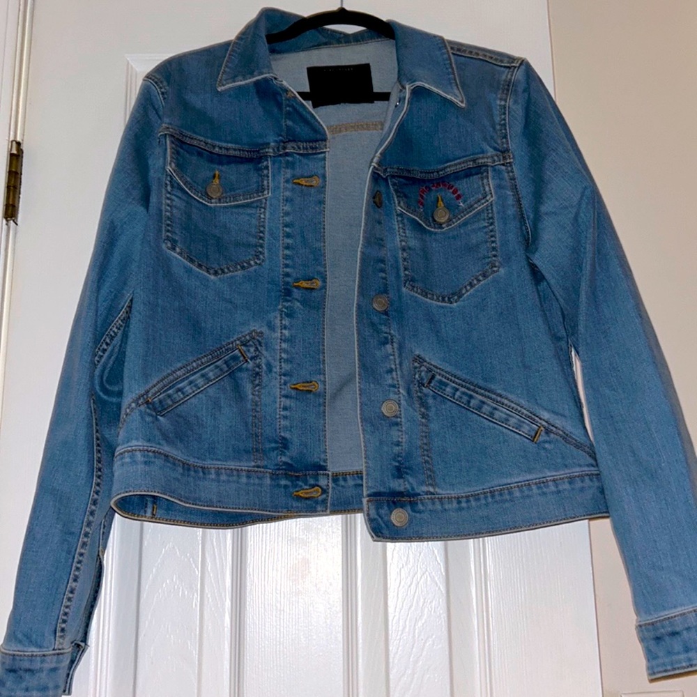 Marc Jacob’s “monogram” Jean jacket - M (NWOT)